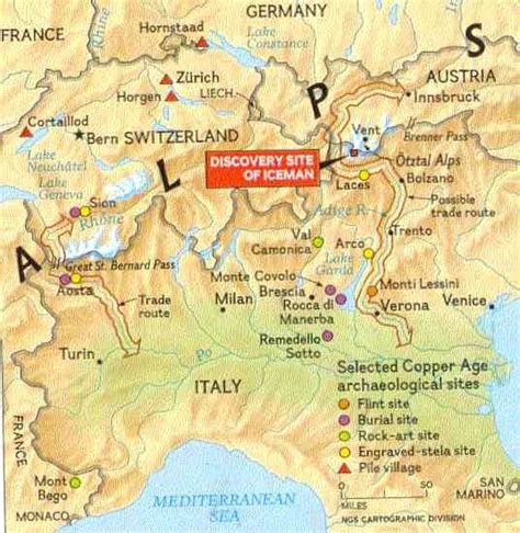 Otzi / Oetzi The Iceman discovery site location map | The iceman, Ötzi the iceman, Ötzi