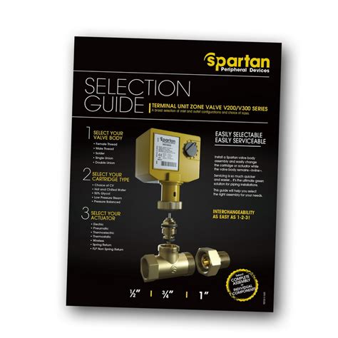 CONTROL VALVE SELECTION GUIDEV200,V300 SERIES | Spartan Peripheral Devices