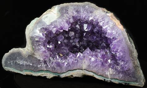 8" Gorgeous Dark Amethyst Geode - Uruguay For Sale (#30906) - FossilEra.com