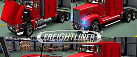 ETS2: Freightliner FLD 120 interior v 1.0 Freightliner Mod für Eurotruck Simulator 2