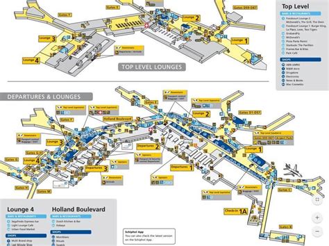 Amsterdam Airport Schiphol Map