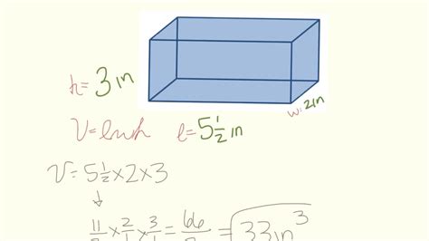 Volume With Fractions Calculator