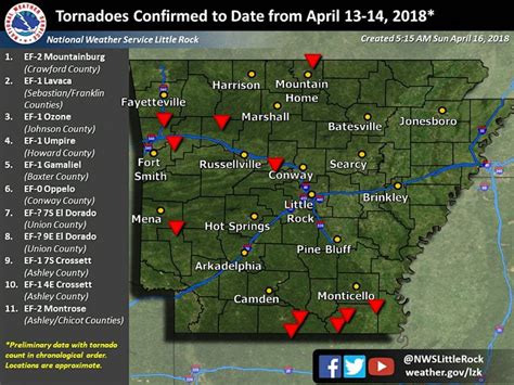 11 tornadoes confirmed in Arkansas storms; second-latest freeze on ...