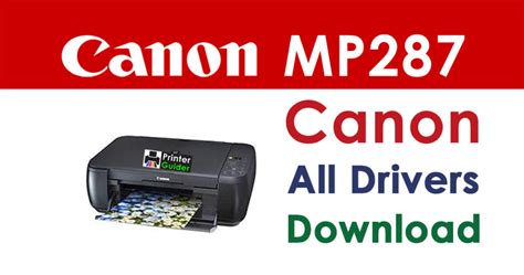 Canon PIXMA MP287 Driver and Software Download