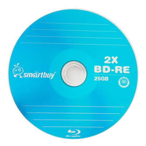 10 Pack Smartbuy 2x 25GB Blue Blu-ray BD-RE Rewritable Branded Logo Blank Disc - CD, DVD & Blu ...