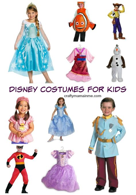 Disney Character Costumes for Kids - Crafty Mama in ME!