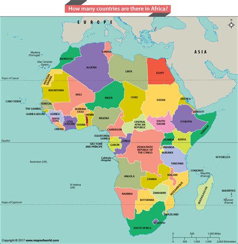 How many countries are there in Africa? - Answers