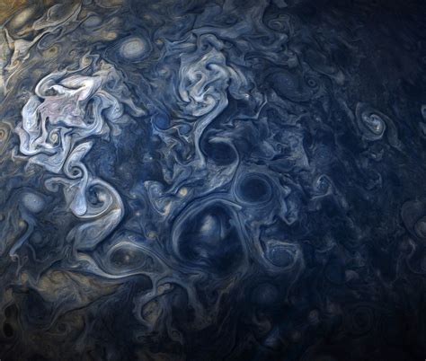 NASA’s Juno Spacecraft Views “Jupiter Blues”