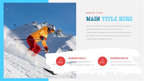 Winter Sports PowerPoint Presentations|Lifestyle|Templates