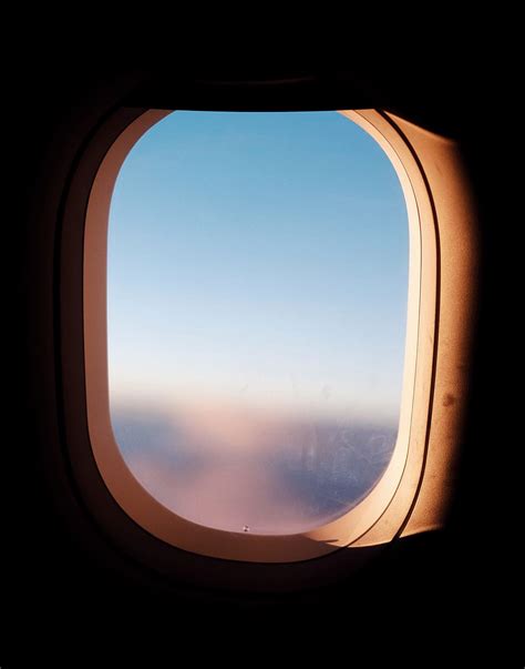 HD wallpaper: plane window, airplane, flight, window seat, view, bokeh, flying | Wallpaper Flare