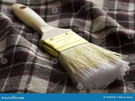 Paint Brush stock image. Image of color, renovation, house - 23352335