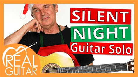 Silent Night Guitar Solo Christmas Song Tutorial - YouTube