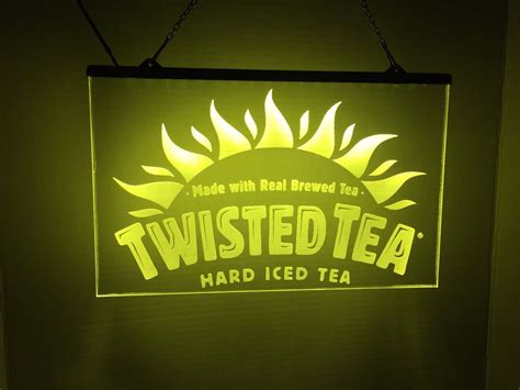 Twisted Tea Led Neon Light Sign Bar Lounge Man Cave Beverage Beer | eBay