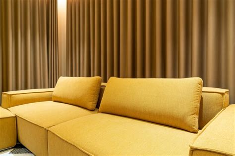 Premium Photo | Empty sofa in living room