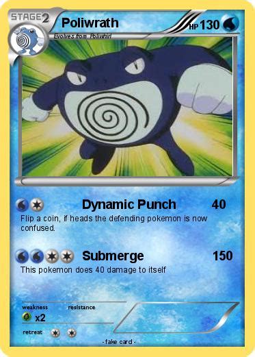 Pokémon Poliwrath 101 101 - Dynamic Punch - My Pokemon Card