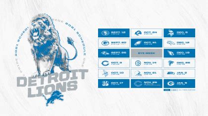 Detroit Lions Schedule For 2024 - porte carte