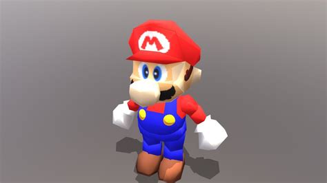 super Mario 64 Beta - A 3D model collection by ...