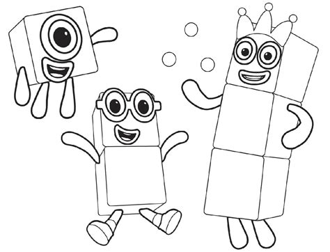 Printable Numberblocks Coloring Pages Color By Number Printable | Images and Photos finder