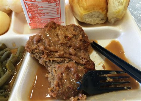 Gross Cafeteria Food