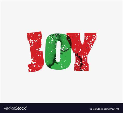 Joy concept stamped word art Royalty Free Vector Image