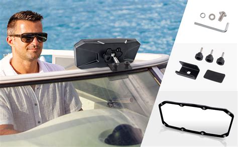 Amazon.com: Marine Rearview Mirrors, Universal Upgrade Wide Angle ...