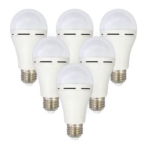 17% off on Pack of 6 Emergency LED Rechargeable Light Bulbs for Power Outages