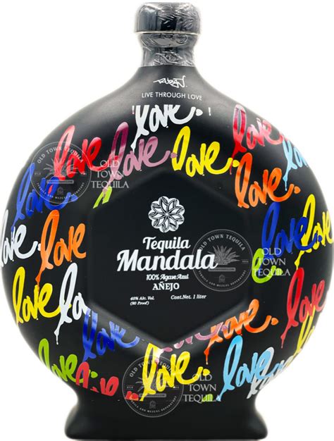 Mandala Tequila Anejo Love Bottle 1L