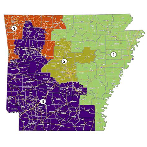 2021 Proposed Congressional Redistricting Maps - Arkansas House of Representatives