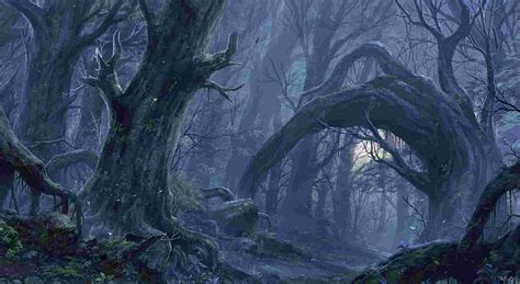 Dark Forest Fantasy Art, gothic fantasy winter HD wallpaper | Pxfuel