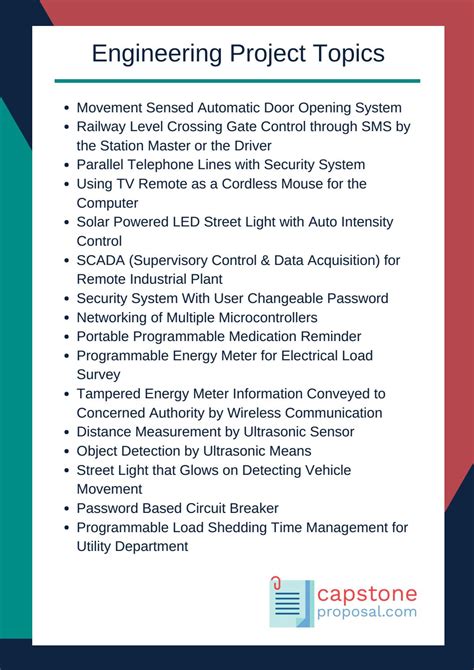 Engineering Capstone Project Ideas by Capstone Project Ideas - Issuu