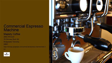 Commercial Espresso Machine