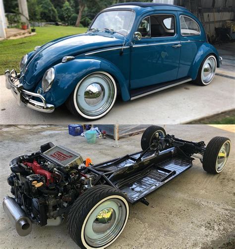 Sleeper - 1963 VW Beetle with 347hp Subaru EJ25 engine and transmission ...