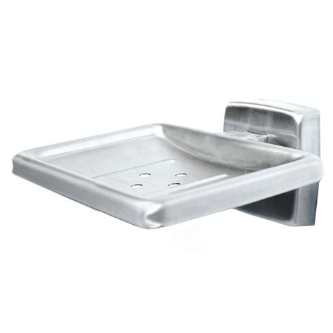 Surface-Mounted Stainless Steel Soap Dish - Bradley Corporation