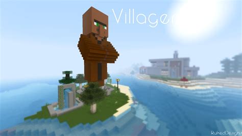 Villager Statue Schematic Minecraft Project