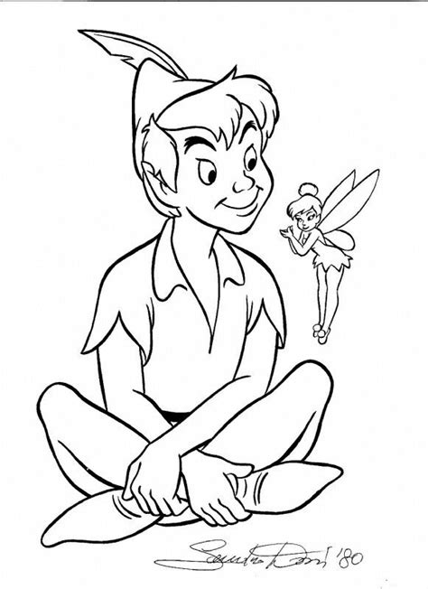 Peter Pan Coloring Pages, Heart Coloring Pages, Cartoon Coloring Pages ...