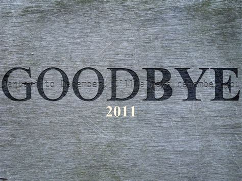 goodbye2011