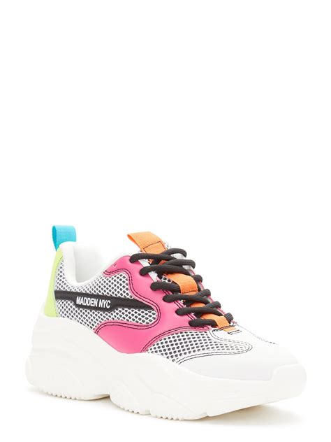 Madden NYC Women’s Dad Lace-up Sneakers - Walmart.com