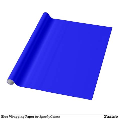 Blue Wrapping Paper | Zazzle.com | Blue wrapping paper, Custom wrapping ...