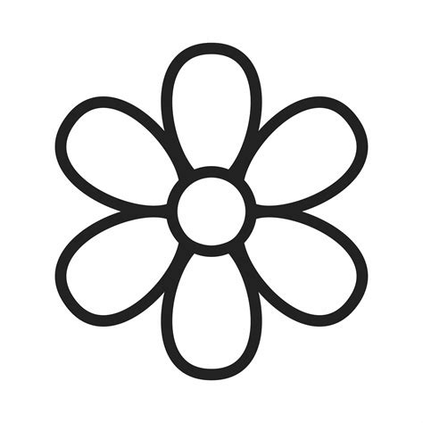 flower outline icon 13127218 Vector Art at Vecteezy