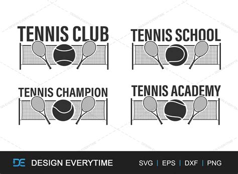 Tennis Vector SVG - Tennis Logo Graphic by DesignEverytime · Creative Fabrica