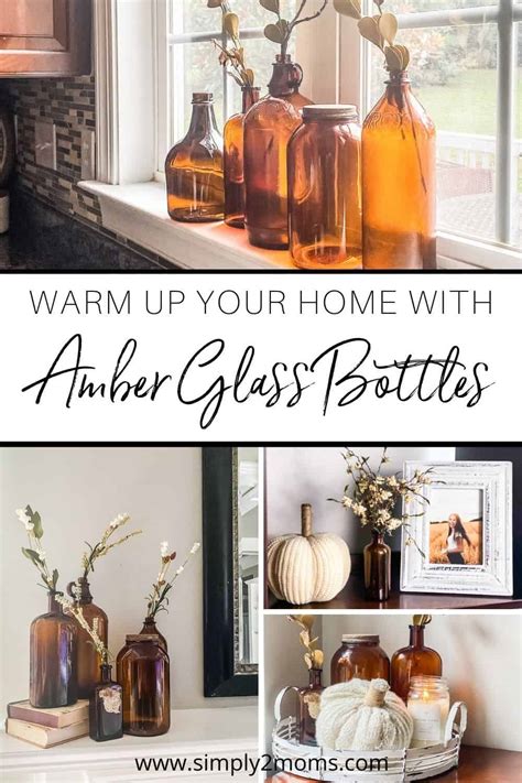 How to Use Vintage Amber Bottles in Your Fall Decor – Simply2moms