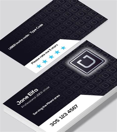 11 best UBER business cards images on Pinterest | Uber business, Business card design and ...