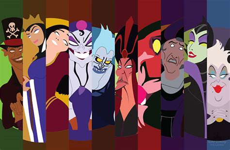 Vector Disney Villains on Student Show