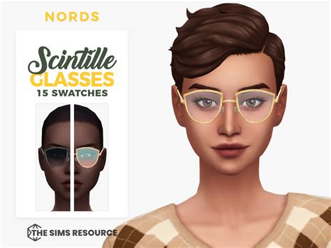 Scintille: A Sims 4 CC Glasses