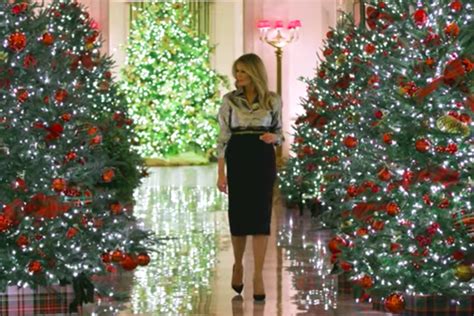 Melania Trump Christmas decorations: Her terrifying White House holiday ...