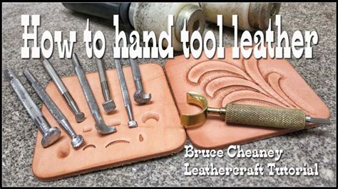 Leather tooling basics tutorial for ... | Leather craft, Leather ...