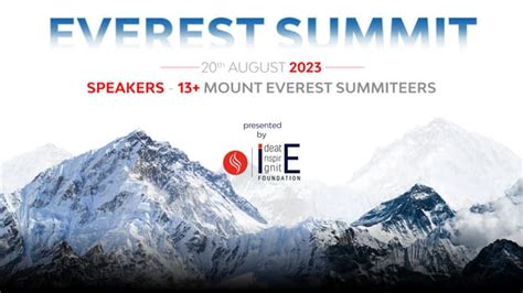 Everest Summit Event 2023 | PPT