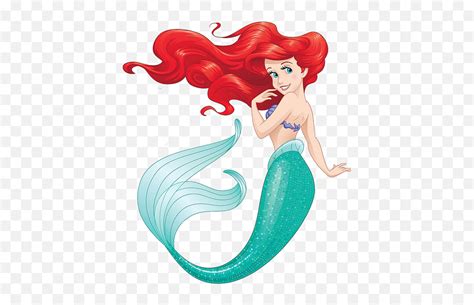 Mermaid Emoji Transparent Png Clipart - Png Mermaid Ariel,Little ...