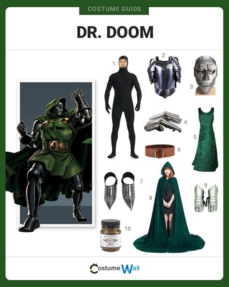 DOCTOR DOOM Armor Template Dr Doom Armor Pepakura Victor Von Doom Cosplay Pattern Dr Doom Eva ...