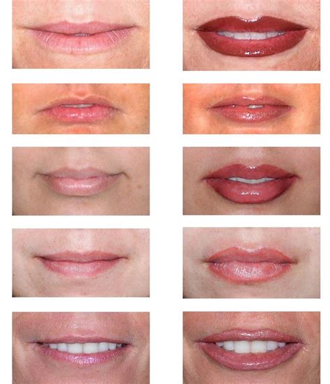 Before & After- Permanent Lip Makeup … | Lip permanent makeup, Permanent makeup eyeliner ...